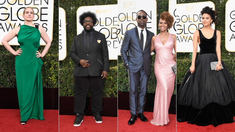 Illustration for article titled Here's Every Look from the 74th Annual Golden Globes Red Carpet. Awards Season Is Here!